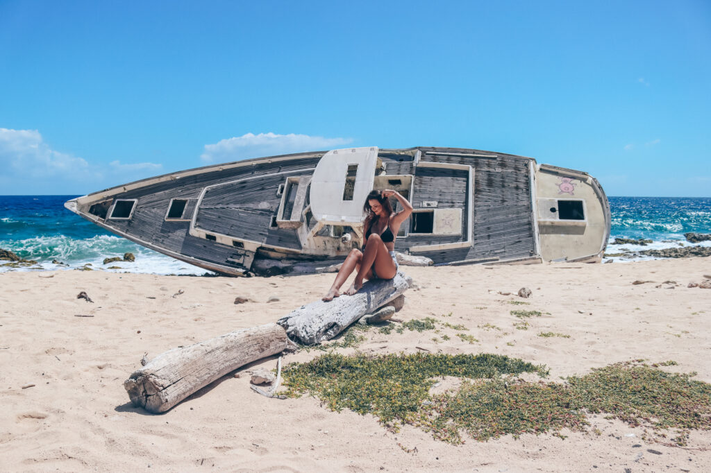 Klein Curaçao Island - Boat wreck