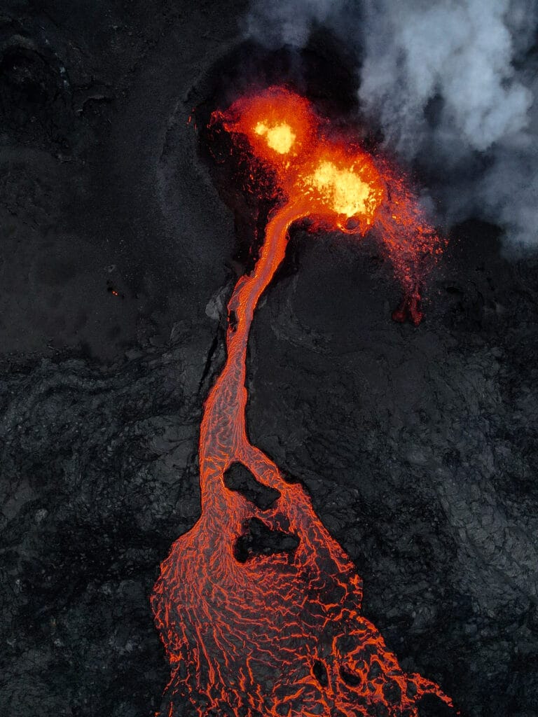 Wulkan na Islandii